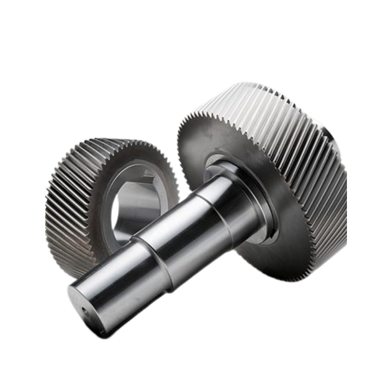 Helical gear with angled teeth for quiet high-speed transmission