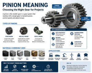 Pinion Meaning