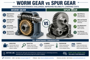 Worm Gear vs Spur Gear